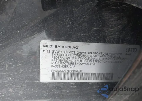 2023 Audi A3 Premium z USA, uszkodzony, nr VIN WAUGUDGY5PA053946